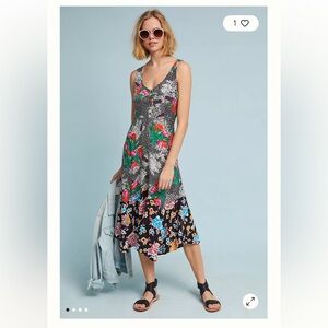 Floral Print Sleeveless Dress